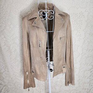 Insight New York women's faux vegan suede jacket